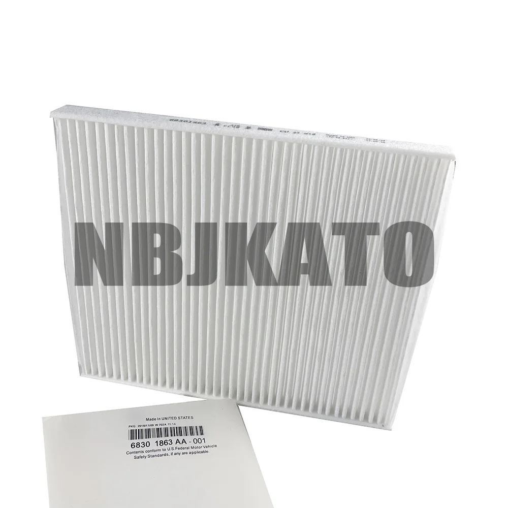 New Cabin Air Filter (A/C Filter）68301863AA / 68535621AA For Jeep Wrangler JL Gladiator JT 2018-2023