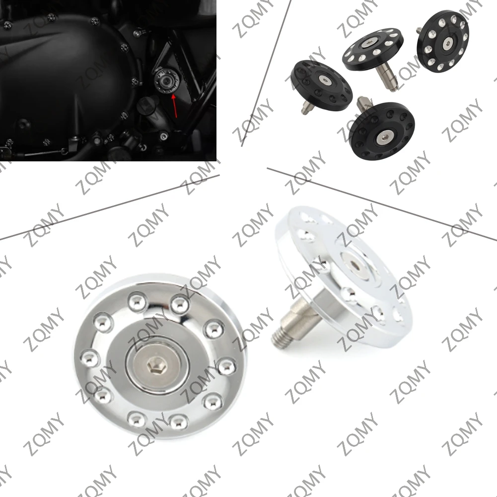 ل انتصار بونفيل بوبر T120V 900 تشويش إذاعي 1200 XC XE شارع كوب تشويش إذاعي الشارع التوأم دراجة نارية الإطار ثقب كاب