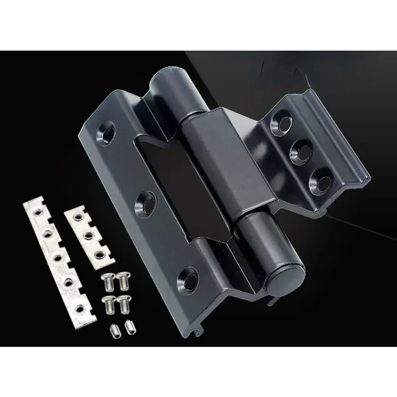 Upgrade Broken Bridge Door Hinge Aluminum Alloy Window Hinge Thickened Black Easy To Install Broken Bridge Cabinet Hinge Pag