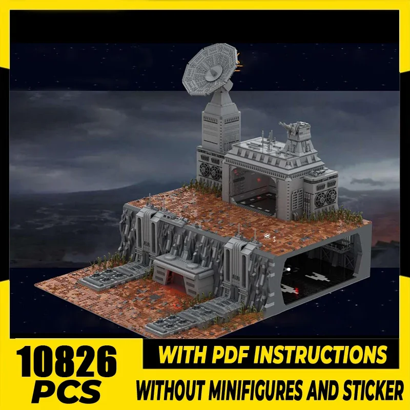 

Popular Star Movie Model Moc Building Blocks Base with Underground Hangar Technology Brick DIY Assembly Construction Toy Gifts