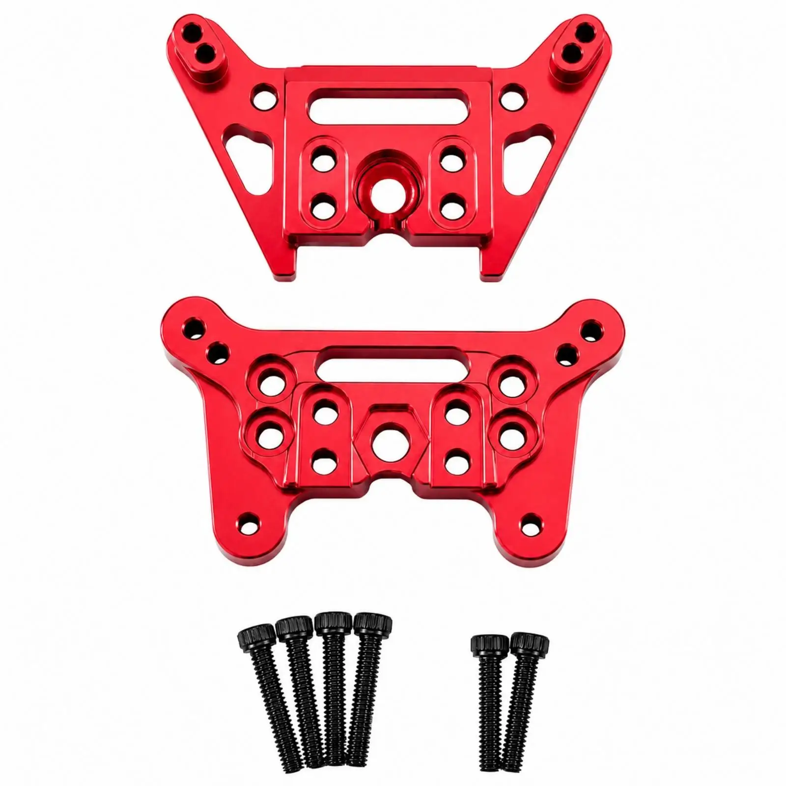 Shock Tower Bracket Upgrade for RC Car Chassis Rigid Metal Mounts with Hardware for Meijiaxin 14207 14208