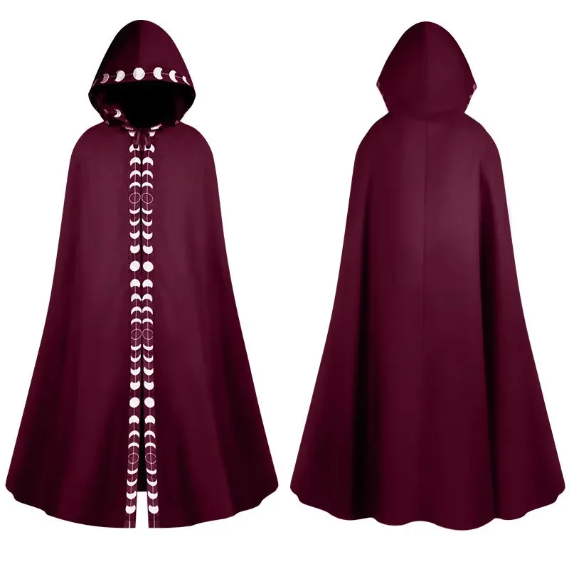 

Hooded Cloak Medieval Renaissance 5-color Cloak Halloween Cosplay Costume Film And Television Cosplay Costume