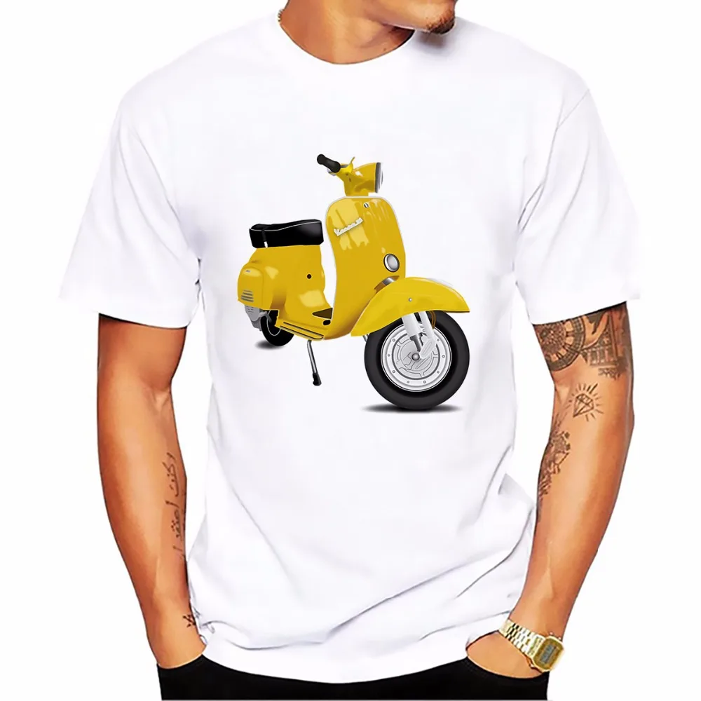 

Classic Vespa T-shirt Men's Jollypeach New Casual Loose T-shirt Home Comfortable Short Sleeves Oversized T Shirt Aesthetic