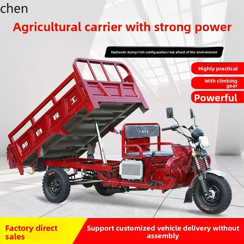 

HXL Agricultural Tricycle Fuel Household Cargo Dump Freight Tricycle