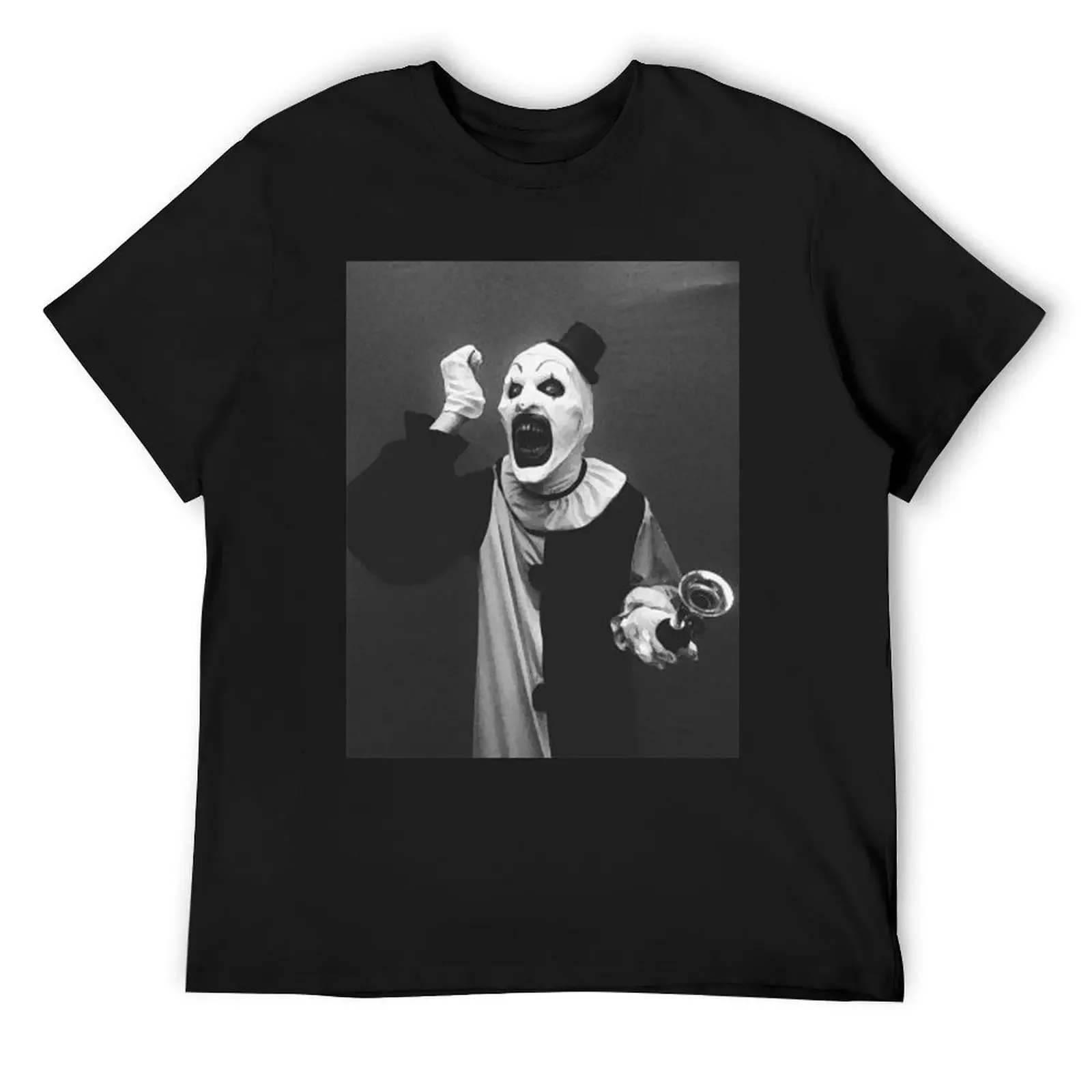 

Terrifier art the clown horror Classic T-Shirt sports fans plus size clothes heavyweights men workout shirt
