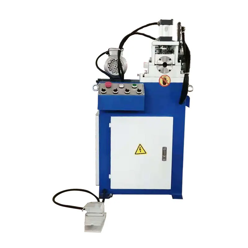 High Volume Production Double-Headed Chamfering Machine for Factory Use Efficient and Reliable Metal Pipe Finishing