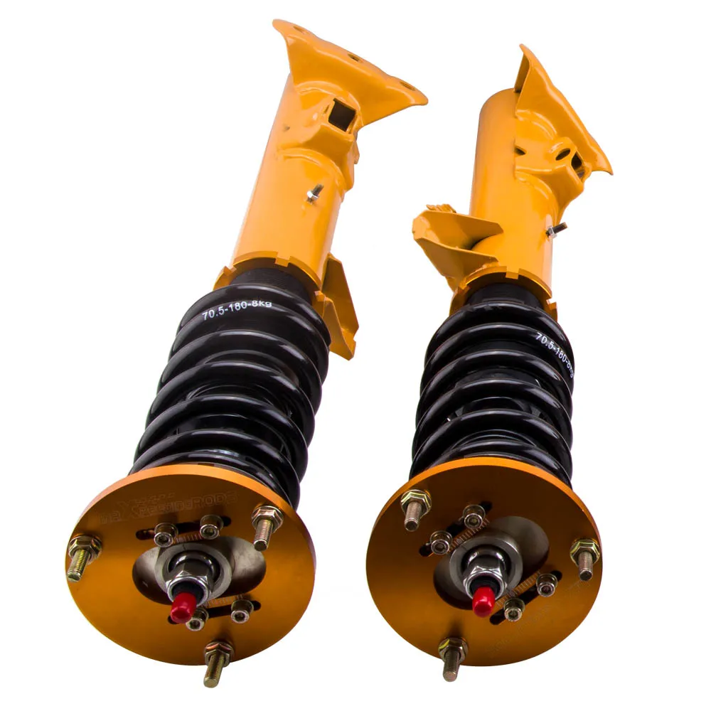 Coilovers ajustables + Kit de brazos de Control para BMW E36 Coupe Saloon Amortiguadores para 316 318 320 328 Resorte de puntales de choque