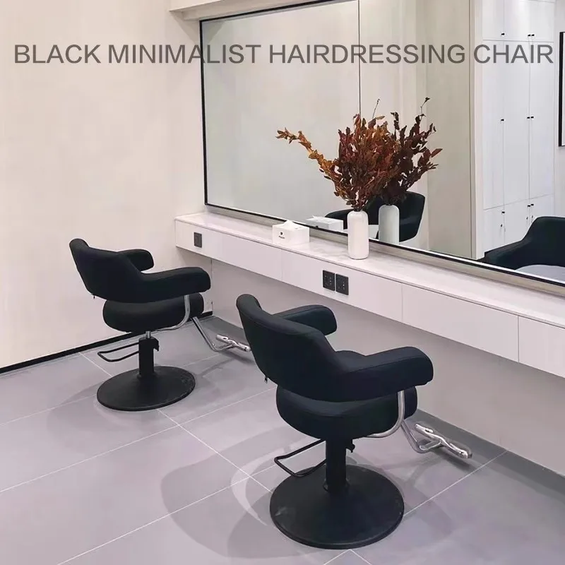 Advanced Barber Shop Special Chair Online Celebrity Barber Shop Light luxury Design Can Be Lift Fall Rotation Hairdressing Chair