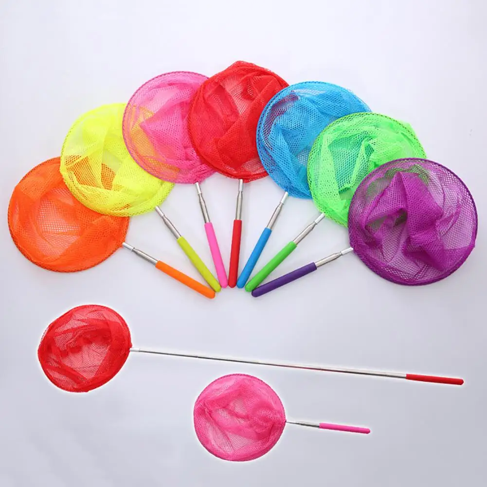 85cm Extendable Kids Catcher Net Butterfly Fish Insect Catcher Net Telescopic Fishing Net Outdoor Fishing Toys Games Baby Toys