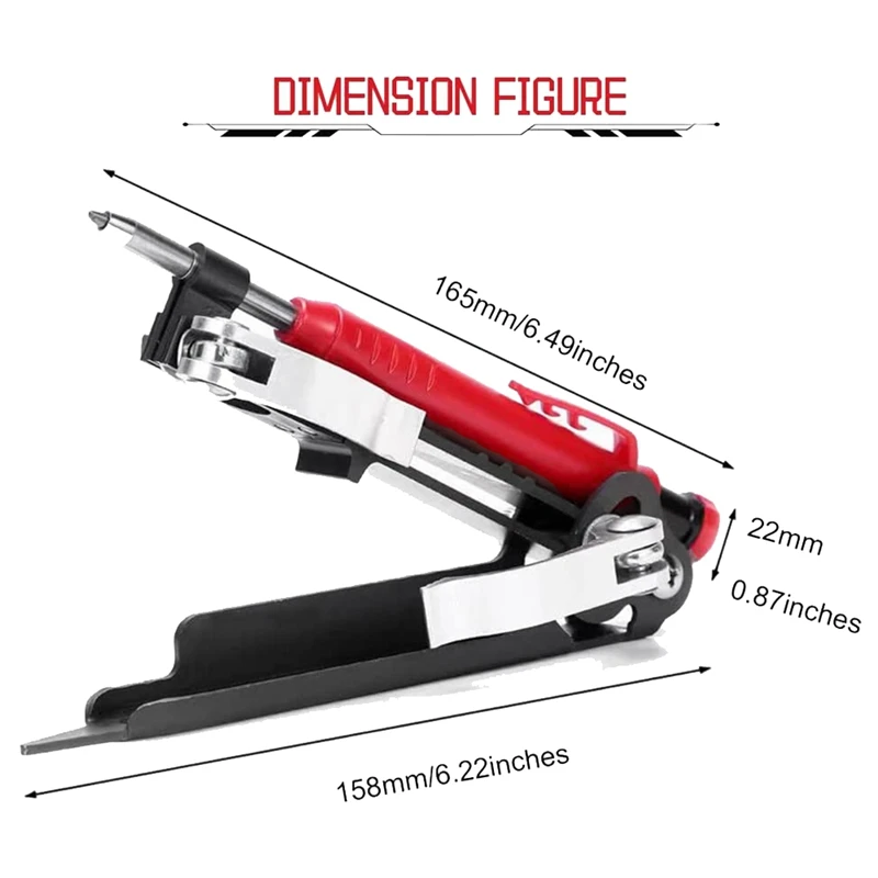 New Multifunctional DIY Woodworking Marking Tool - Aluminum Alloy Structural Pencil - Marking Tool With 18 Refills