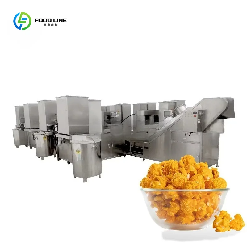 Customized All-in-One Popcorn Machine for Oil-Popped & Air-Popped Production