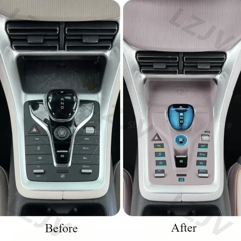 Suitable For BYD SONG PRO DMI Central Control Button All-inclusive Silicone Pad Interior Scratch-proof Modified Protective Acces