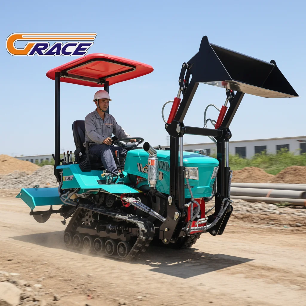 Factory Price 50HP Mini Crawler Tractor EURO 5 Standard Compact Tractor High Torque Factory Wholesale Hot Sale