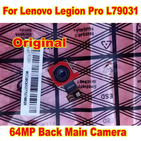 100% Tested Working Big Main Rear Back Camera For Lenovo Legion Pro L79031 64MP Module Flex Cable Phone Replacement