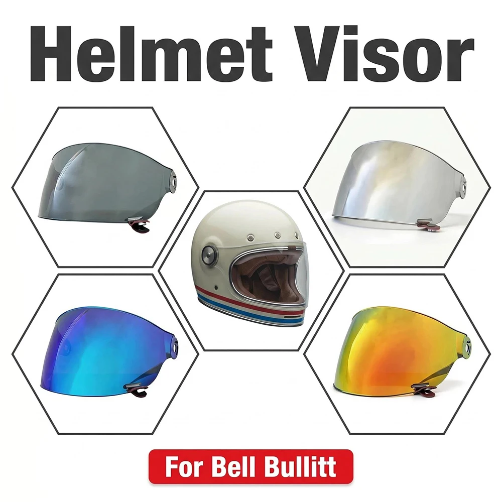 Visor For BELL Bullitt Helmet Replacement Anti-UV Lens