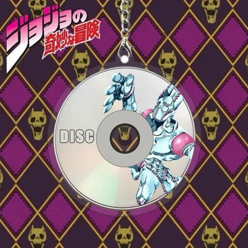Anime JoJo Bizarre Adventure Acrylic Key Ring Keychain Figure Cute Cosplay Plate Desk Decor Sign Figures Bag Charm Holiday Gift