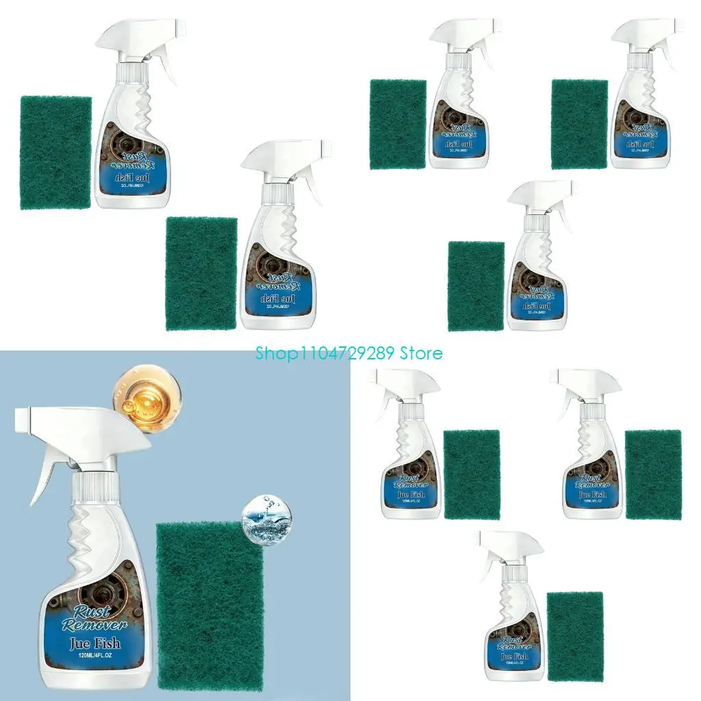 

D8KE Vehicle Rust Dissolving Liquid Fast Acting Rust Remover Iron Powder Remover Sprayer For Long Lasting