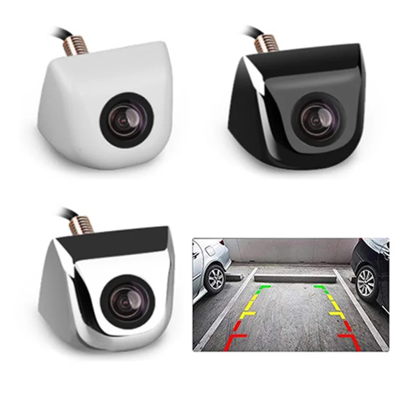 

Car Reversing Camera Rear View Screw External CCD High-definition 170° Wide Angle Night Vision Waterproof Metal Parking Camera