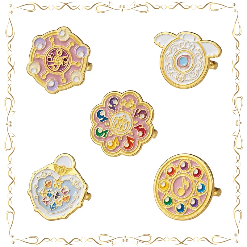 

Magical DoReMi Transformer Modeling Ring Gashapon Kawaii Children's Day Gifts Model Toys