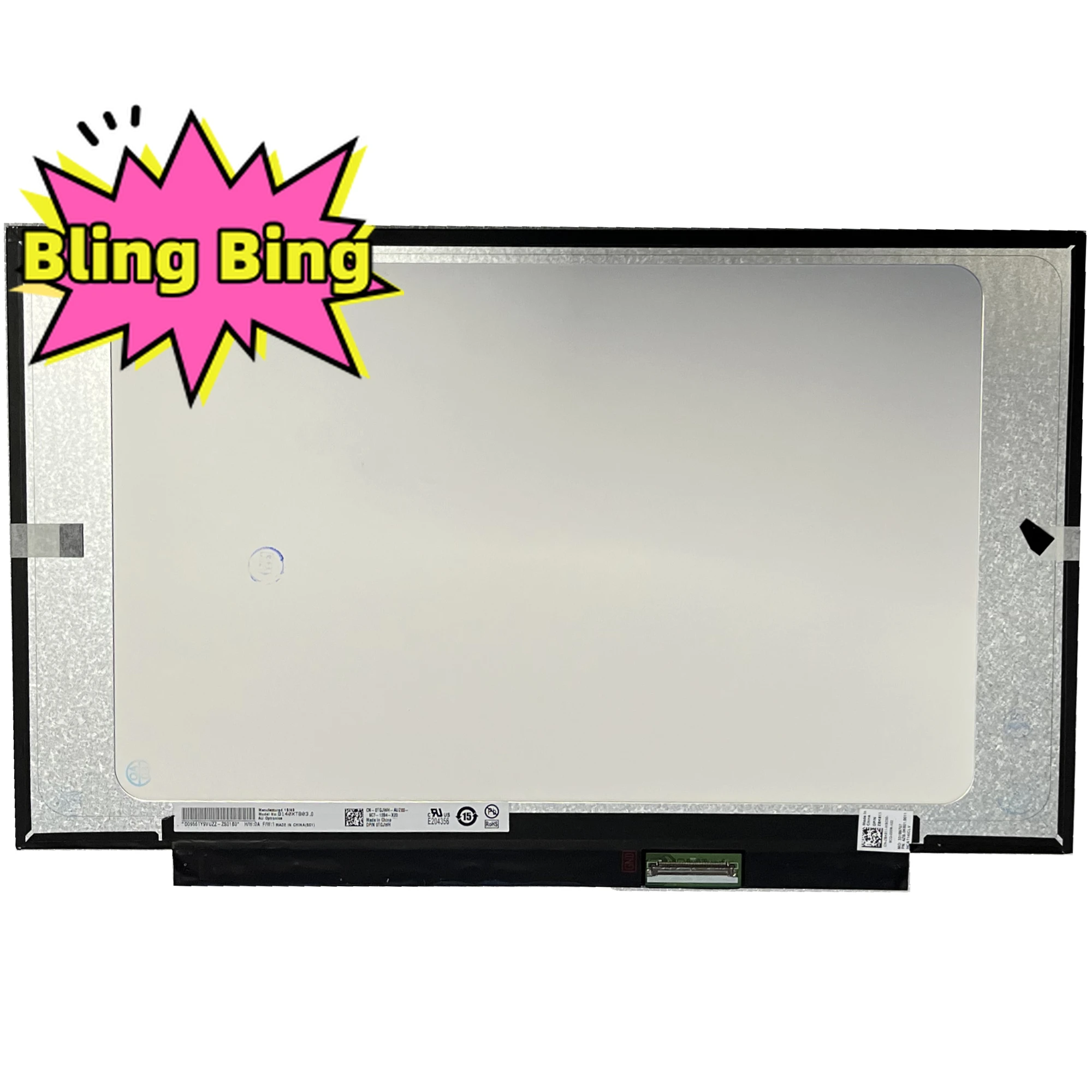 

B140XTB03.0 14.0''inch Laptop Panel DP/N: 0TGJWH LCD LED Touch Screen