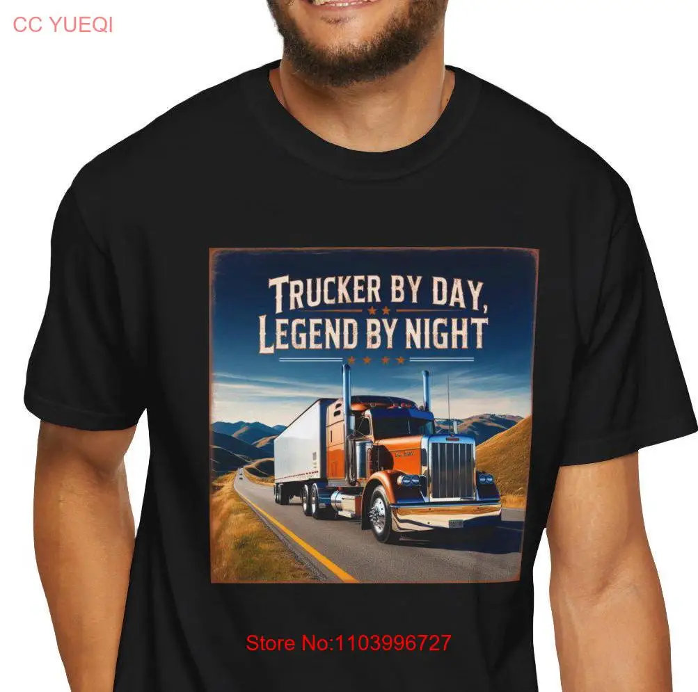 Funny Trucker Quote T shirt Garment Dyed Hilarious Truck Driver Casual Top long or short sleeves