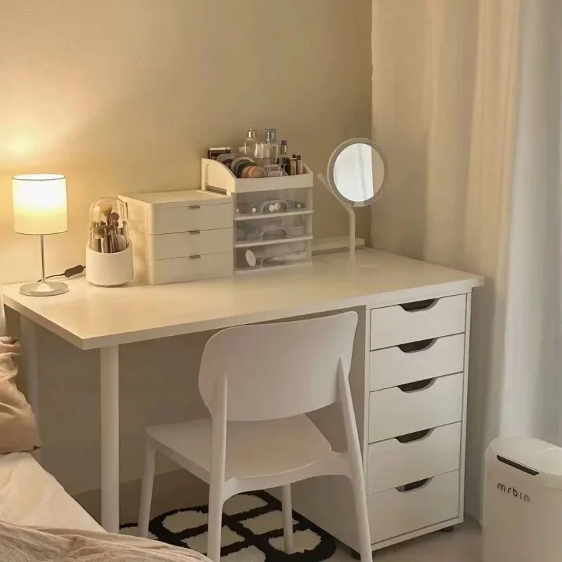 ins wind integrated drawer storage computer table household modern minimalist design girls makeup table, wholesale
