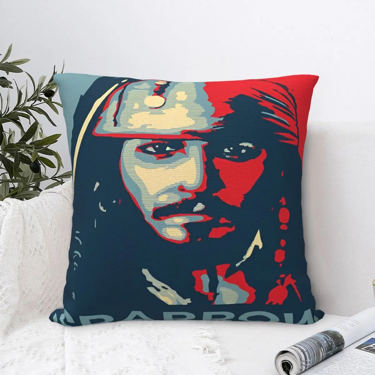 Johnny Depp Printing Pillowcases Cushion Cover Throw Pillow Cover New Style Chair Decor Square Multi-Size