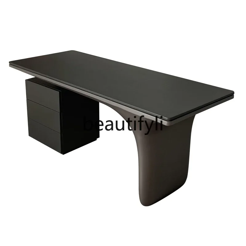 

55French antique desk retro antique paint solid wood