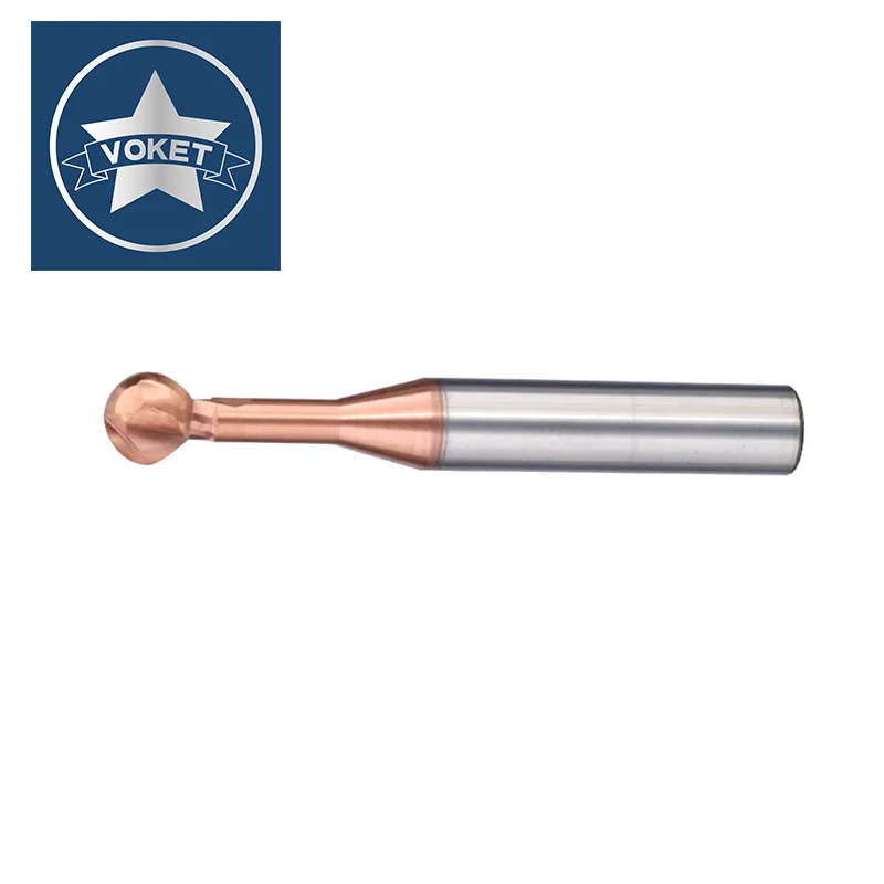 

Ball T-shaped Arch Milling Cutter Lollipop End Mill ball t slot endmill Solid Carbide Cnc Cutter R1 R2 R3 -R6 For Steel Aluminum