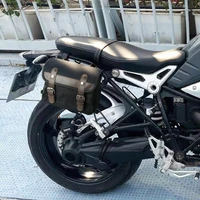 Bolsa de herramientas para motocicleta, bolsa Universal para horquilla de Motor, bolsa para manillar, bolsa de herramientas de almacenamiento de barra Sissy para Honda Kawasaki Suzuki Yamaha Sportster