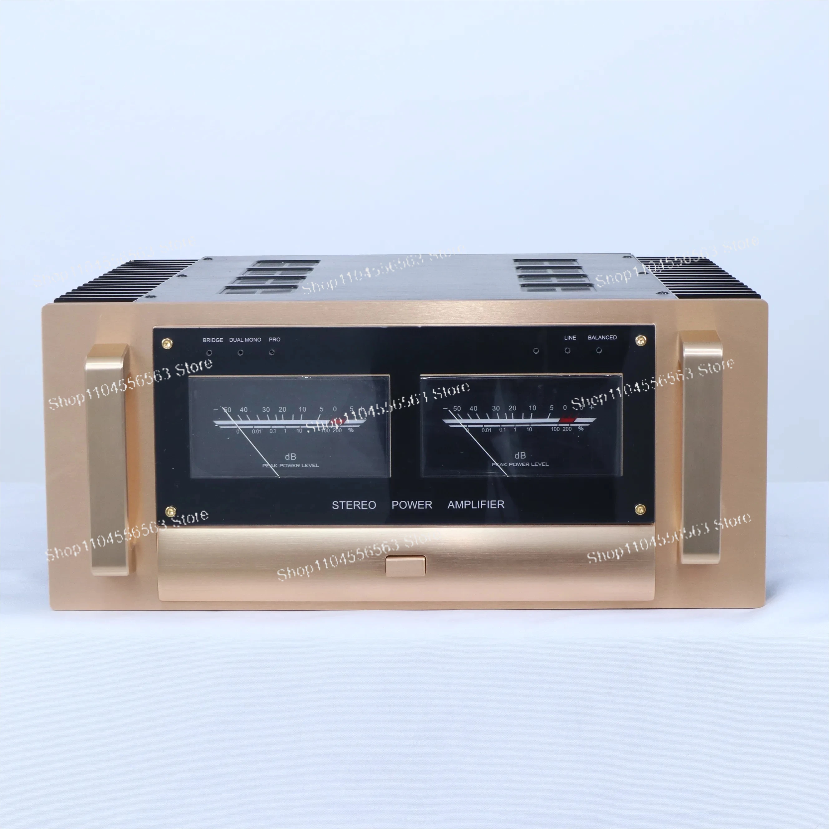 Heatsink Enclosure for DIY Class A Hi-Fi Power Amplifier, Model A65 Chassis with Side Heat Dissipation
