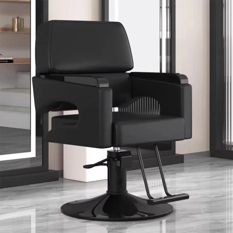 

Luxury Recliner Barber Chair Hair Stylist Swivel Professional Barber Chair Hairdresser Equipment Cadeira De Barbeiro Furniture