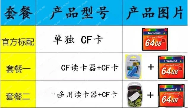 64GB CF memory card, high-speed memory card 64G Canon Nikon SLR camera CF memory card