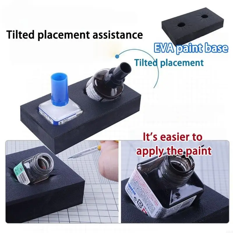 

EVA Anti Spill CementStorage Base for Model Cement Paint Bottles Craft Tool A2UB