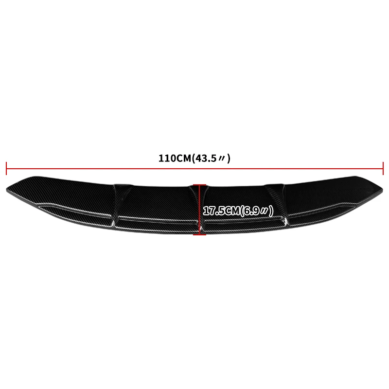 

Car For Benz Series A180 C260 W212 E200 S350 GLB35 SLC300 CLA180 Universal Front Bumper Splitter Lip Body Kit Spoiler Chin Plate