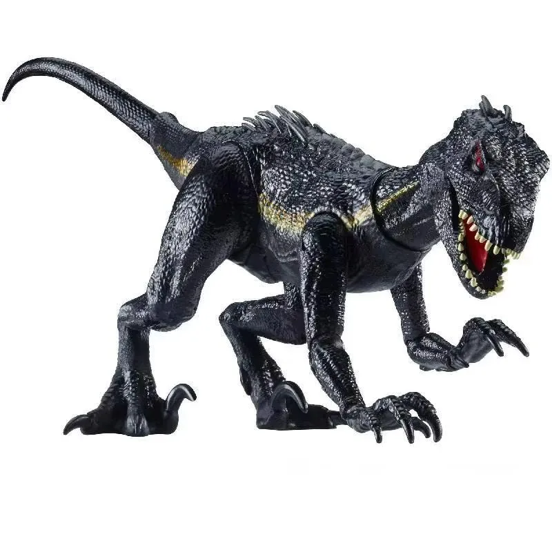 Gran oferta de película periférica Jurassic World Indoraptor figura de acción ajustable-dinosaurio realista juguete niño regalo sorpresa