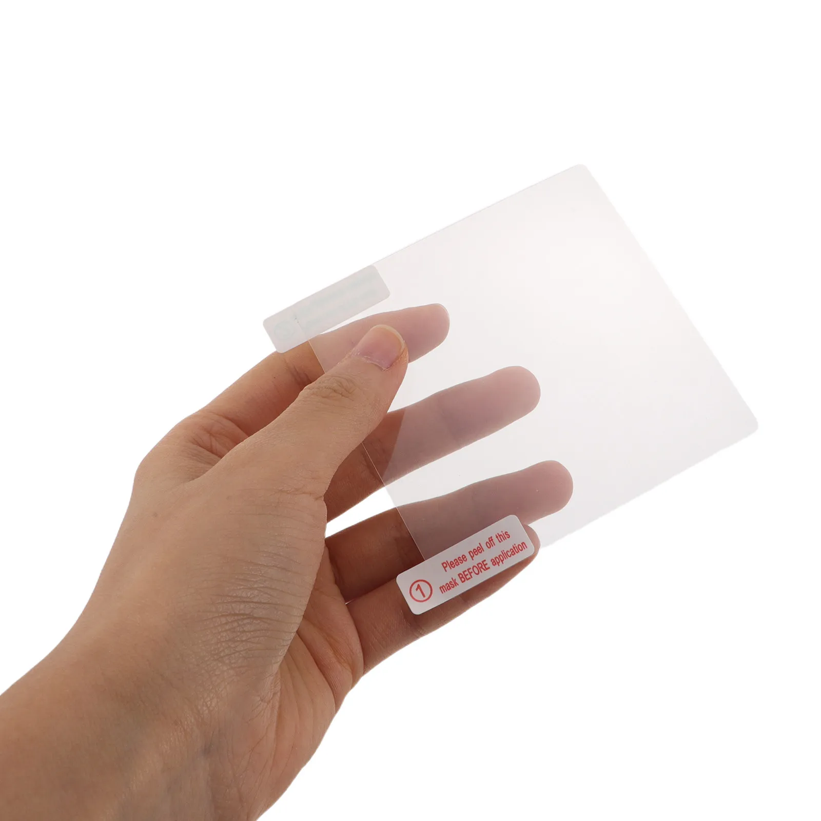 1Set Car Windshield Electrostatic Film for Dash Cam Etc Mounting High Temp Resistant Clear Static Cling Window Film 8x8cm 10x8cm