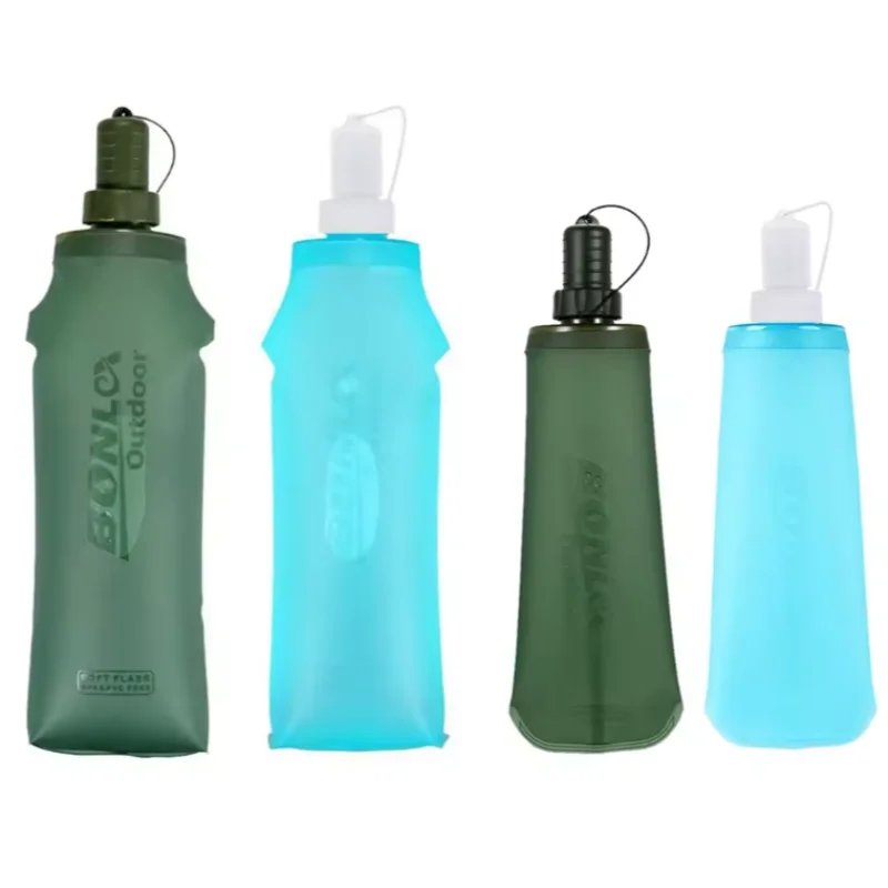 AliExpress 250ml/ 500ml TPU Outdoor Sport Bottle Folding Soft Flask Drink Water Bottle for Running Camping Hiking Bicycle Fitness Water Bag