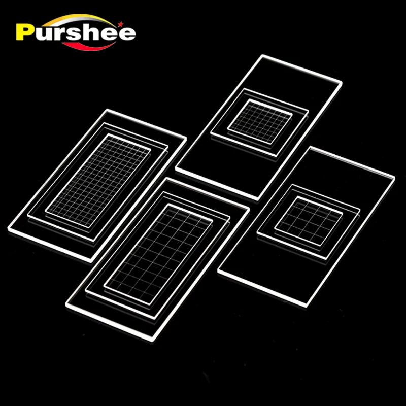 Plankton counting glass slide 0.04ml0.1ml1ml Ascaris egg cou