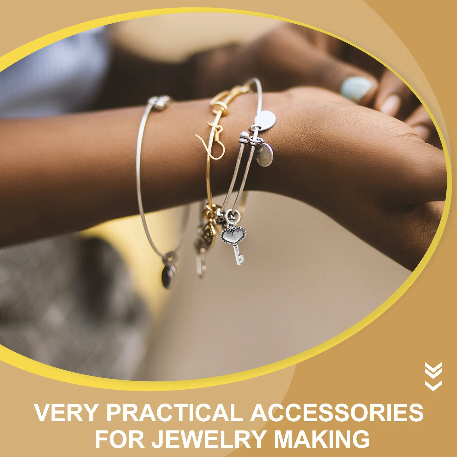 

300Pcs Alloy Key Pendants Durable DIY Charms for Jewelry Making Necklace Bracelet Key Bag Charms DIY Supplies Necklace Pendant