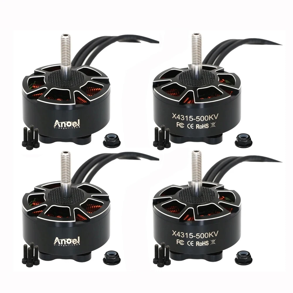 4 unids/lote Angel X4315 4315 KV500/KV600/KV400 Motor sin escobillas de alto par