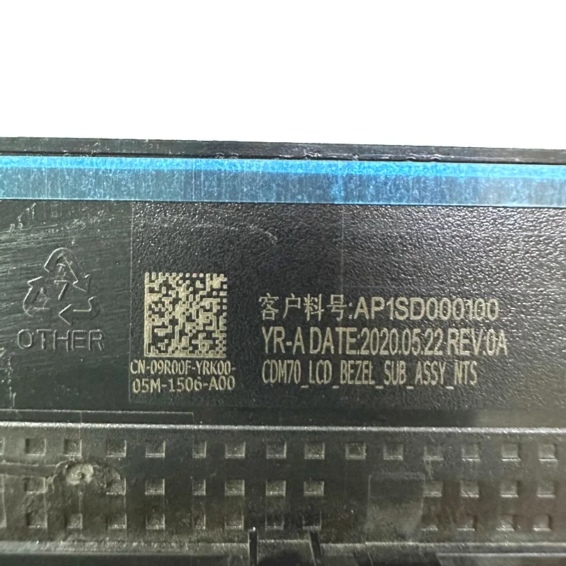 Novo original portátil lcd quadro frontal b caso para dell 5480 5490 e5480 e5490 09r00f