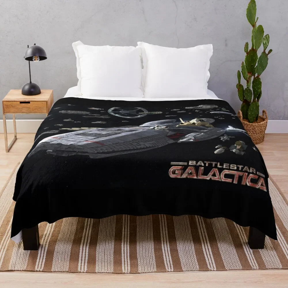 Battlestar Galactica Throw Blanket warm for winter Thermals For Travel For Decorative Sofa Weighted Blankets