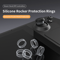 Aolion Rubber Joystick Cover for Steam Deck/Quest 2/Pico Wear Resisting Protect Joystick Silicone Ring for PS5 VR2/Meta Pro