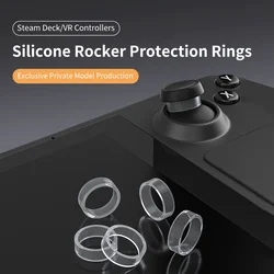 Aolion Rubber Joystick Cover for Steam Deck/Quest 2/Pico Wear Resisting Protect Joystick Silicone Ring for PS5 VR2/Meta Pro