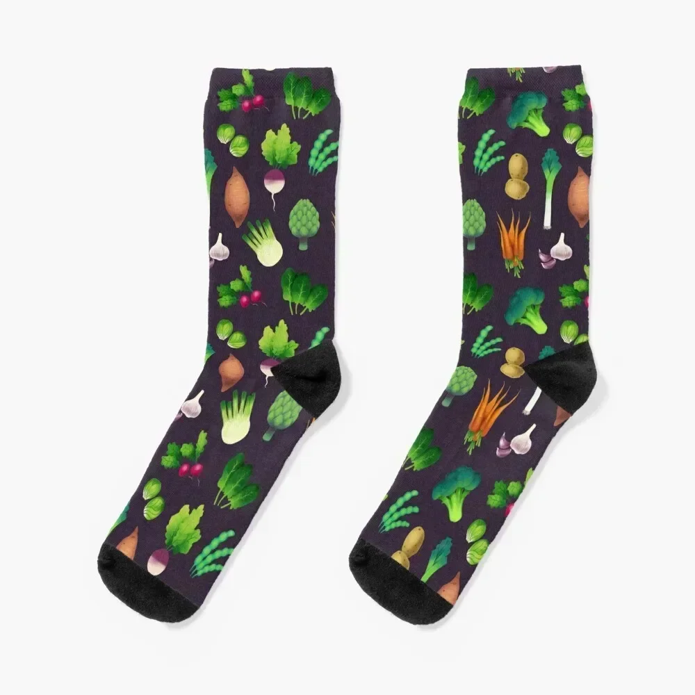 

Farmers Market Socks floor funny gifts with print men cotton high quality Socks For Man Women's