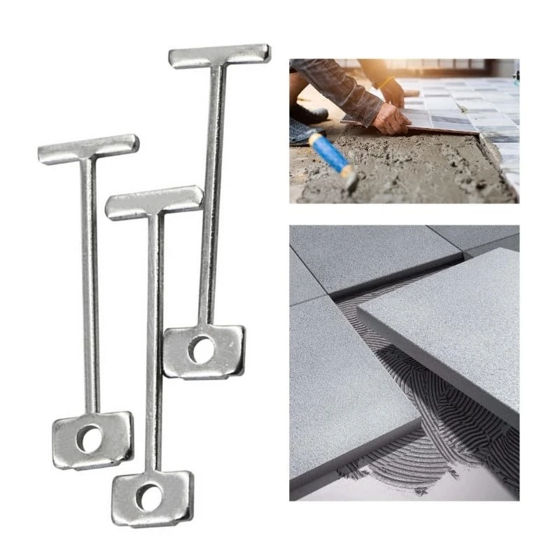 652F 300Pcs 1/16" Replacement Steel for Flooring Wall Tile Leveling System Construction Tools for Builing Walls Floor