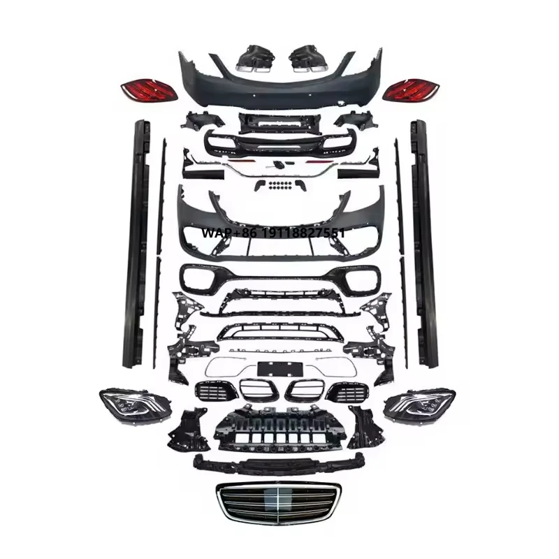 

S Class W222 2014-2017 Upgrade to S-class W222 S63 2018 Car Facelift Head Lights Taillight
