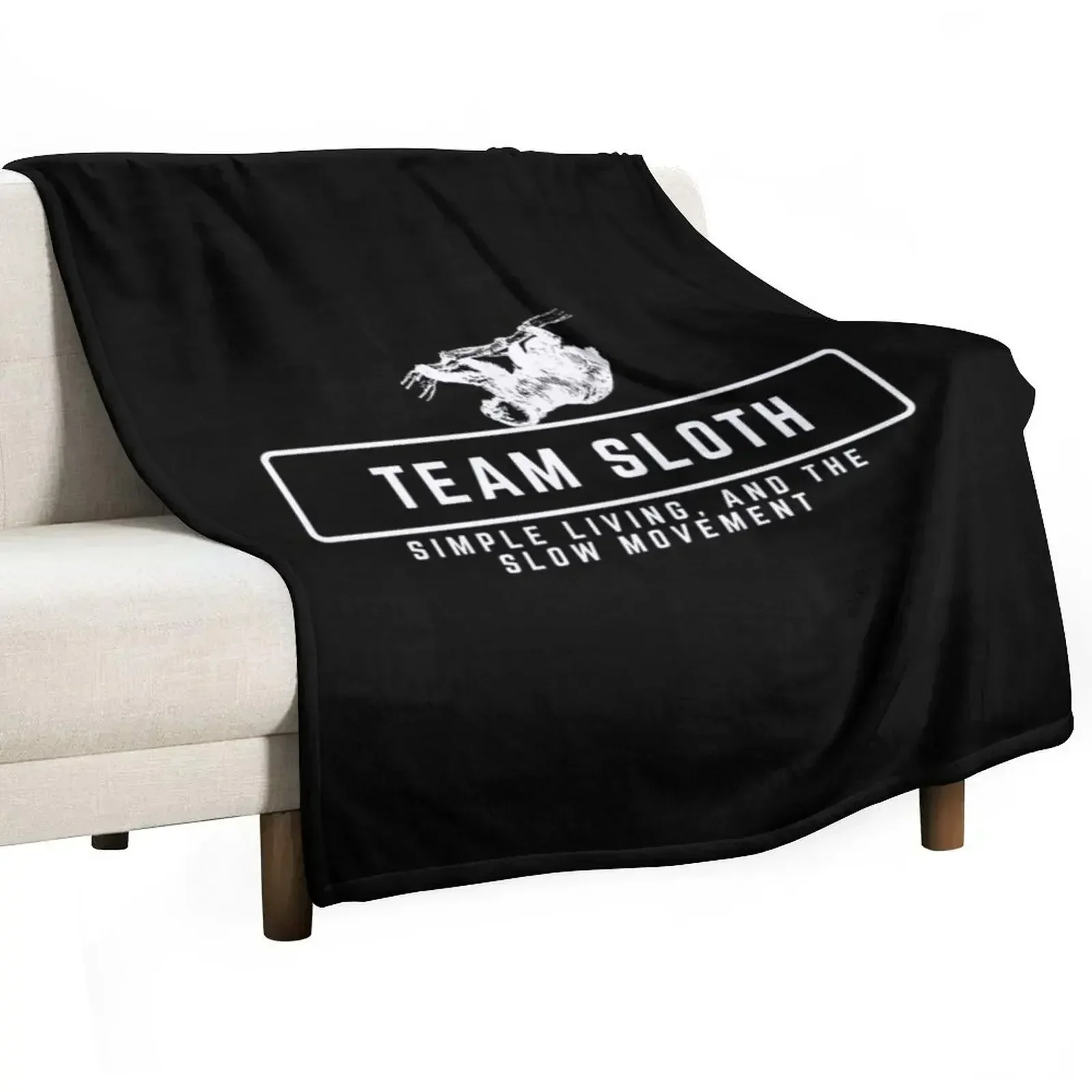 

Team Sloths Throw Blanket Fluffy Cozy Throw Blanket for Home Decor