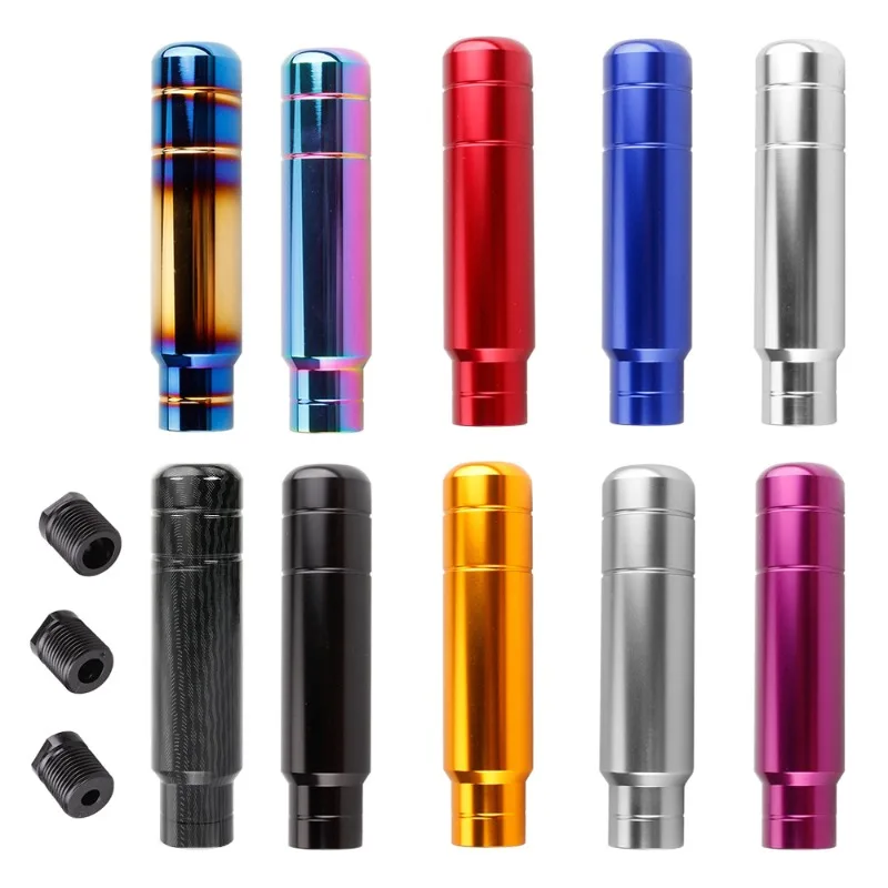 ملحقات تعديل السيارة 13 سنتيمتر سبائك الألومنيوم والعتاد رئيس التحول عصا اليد ، موجة عصا رئيس والعتاد مقبض رئيس مقبض ذراع السرعة